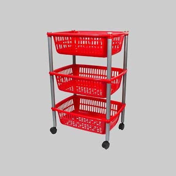 Carrello Multiuso Tre Ripiani Cm 40X30X85H in Carrelli da portata BricoGo - Marano di Napoli, commercioVirtuoso.it