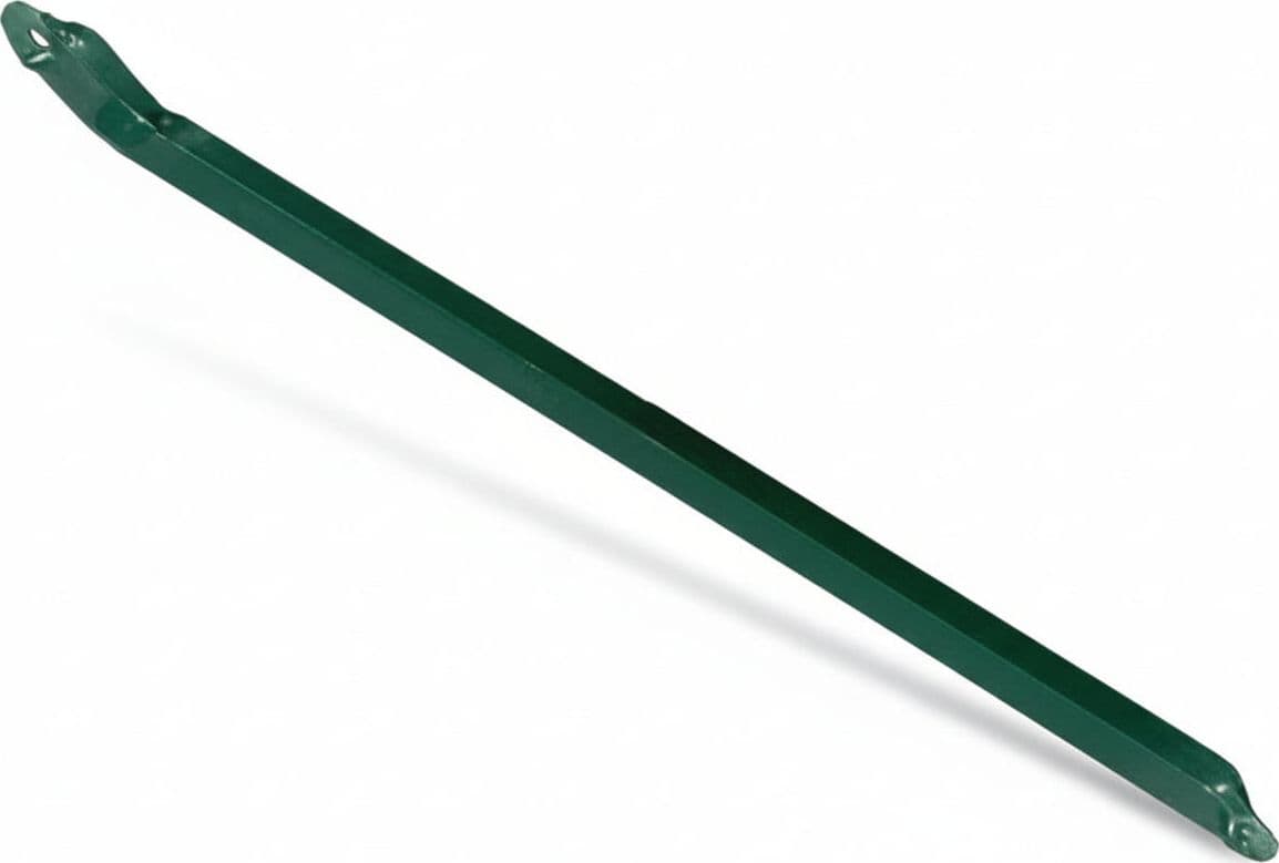 Saette A U In Ferro Plastificato Per Pali Da Recinzione- - Cm.200H. Sezione Mm.25X12 - 10 Pezzi in Barre BricoGo - Marano di Napoli, commercioVirtuoso.it