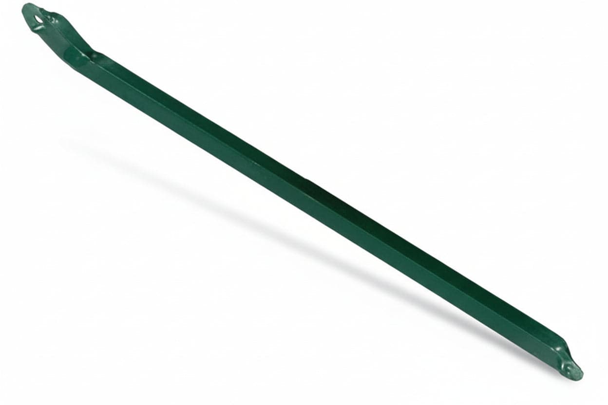 Saette A U In Ferro Plastificato Per Pali Da Recinzione- - Cm.200H. Sezione Mm.25X12 - 10 Pezzi in Barre BricoGo - Marano di Napoli, commercioVirtuoso.it