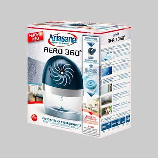 Kit Assorbiumidita' 'Aero 360 °' 450 Gr - Ariasana in Deumidificatori BricoGo - Marano di Napoli, commercioVirtuoso.it