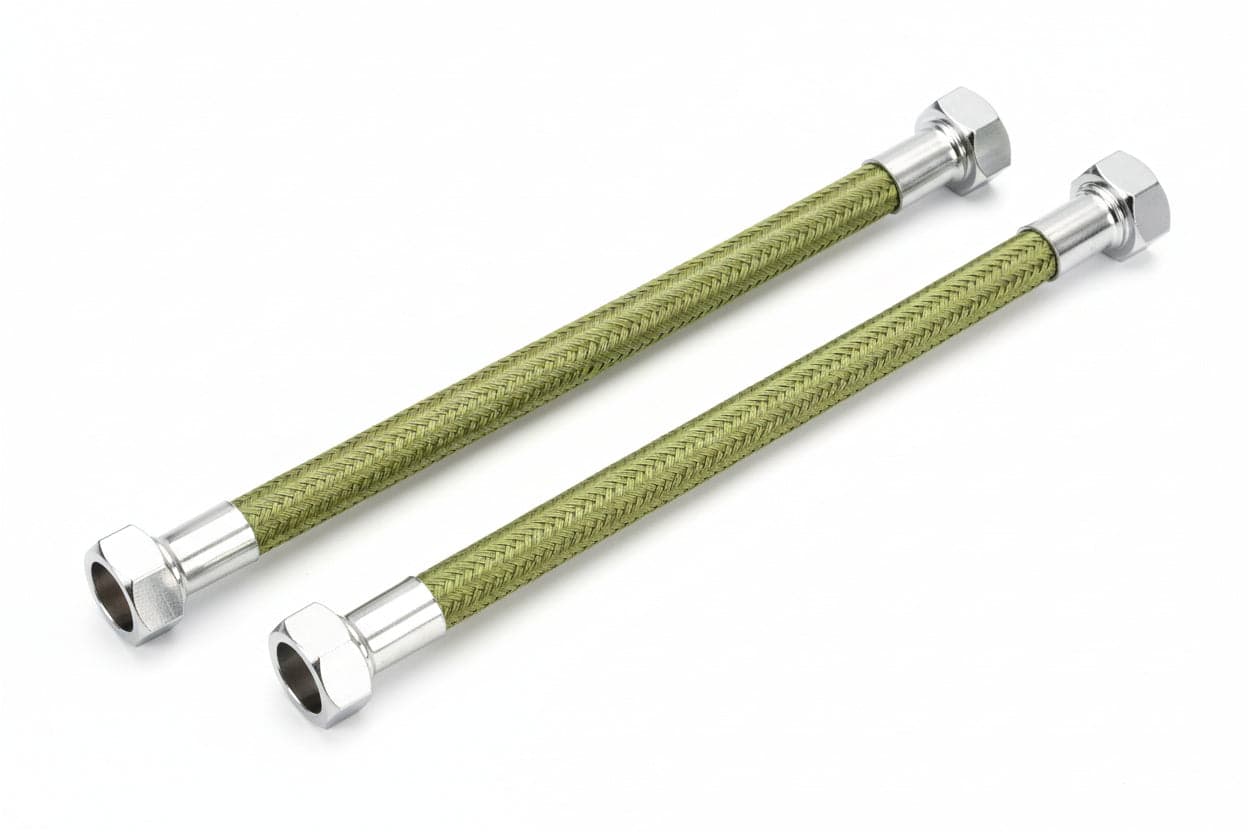 Tubo Gas Flessibile In Acciaio Inox Con Guaina Ff Cm.200 in Tubazioni BricoGo - Marano di Napoli, commercioVirtuoso.it