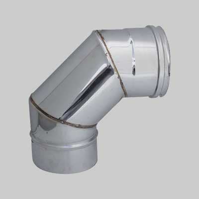 Gomito A 90 ° Per Canne Fumarie Ee ? 120 Mm in Tubi di scarico BricoGo - Marano di Napoli, commercioVirtuoso.it