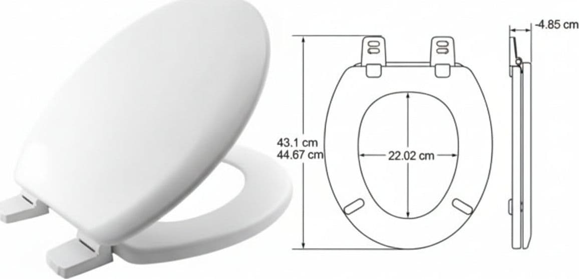 Sedile Wc Universale Poliver Proseat Coprivaso Copriwater Bemis in Sedili WC BricoGo - Marano di Napoli, commercioVirtuoso.it