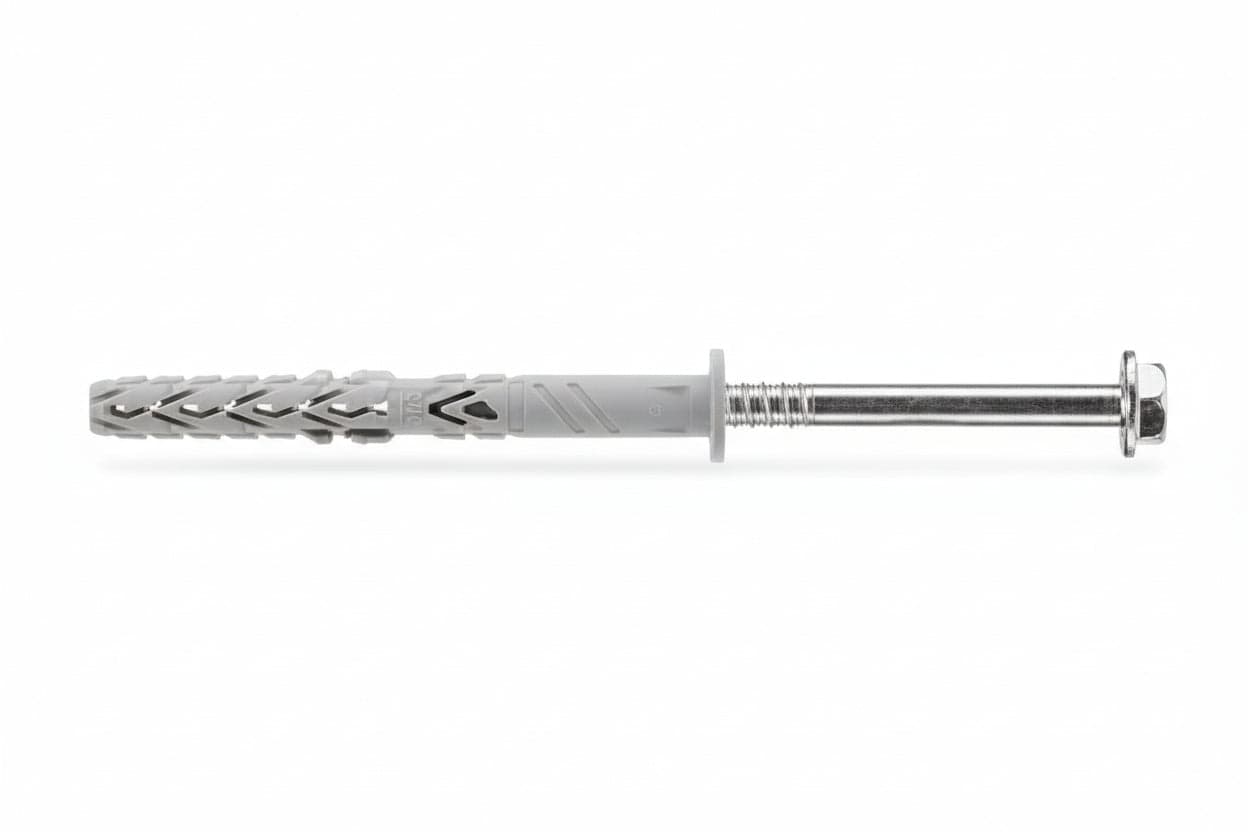 Tassello In Nylon Prolungato Con Vite Testa Esagonale T66/V- - Ø Mm.10X140 - 50 Pezzi Elematic in Tasselli a espansione BricoGo - Marano di Napoli, commercioVirtuoso.it