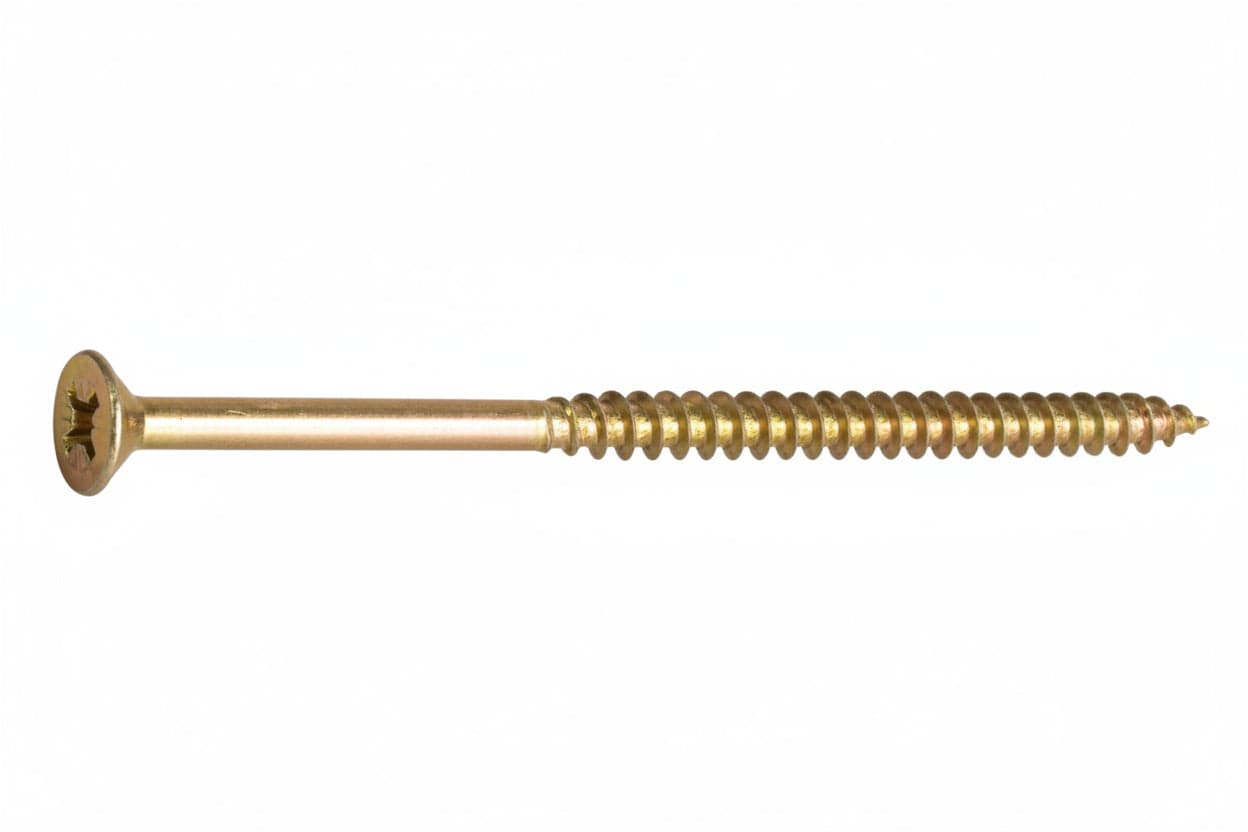 Viti Truciolare Tsp Cava Pz Parz. Filettata In Acciaio Zincato Giallo- - Ø Mm.6X90 - 100 Pezzi Ambrovit in Viti per legno BricoGo - Marano di Napoli, commercioVirtuoso.it