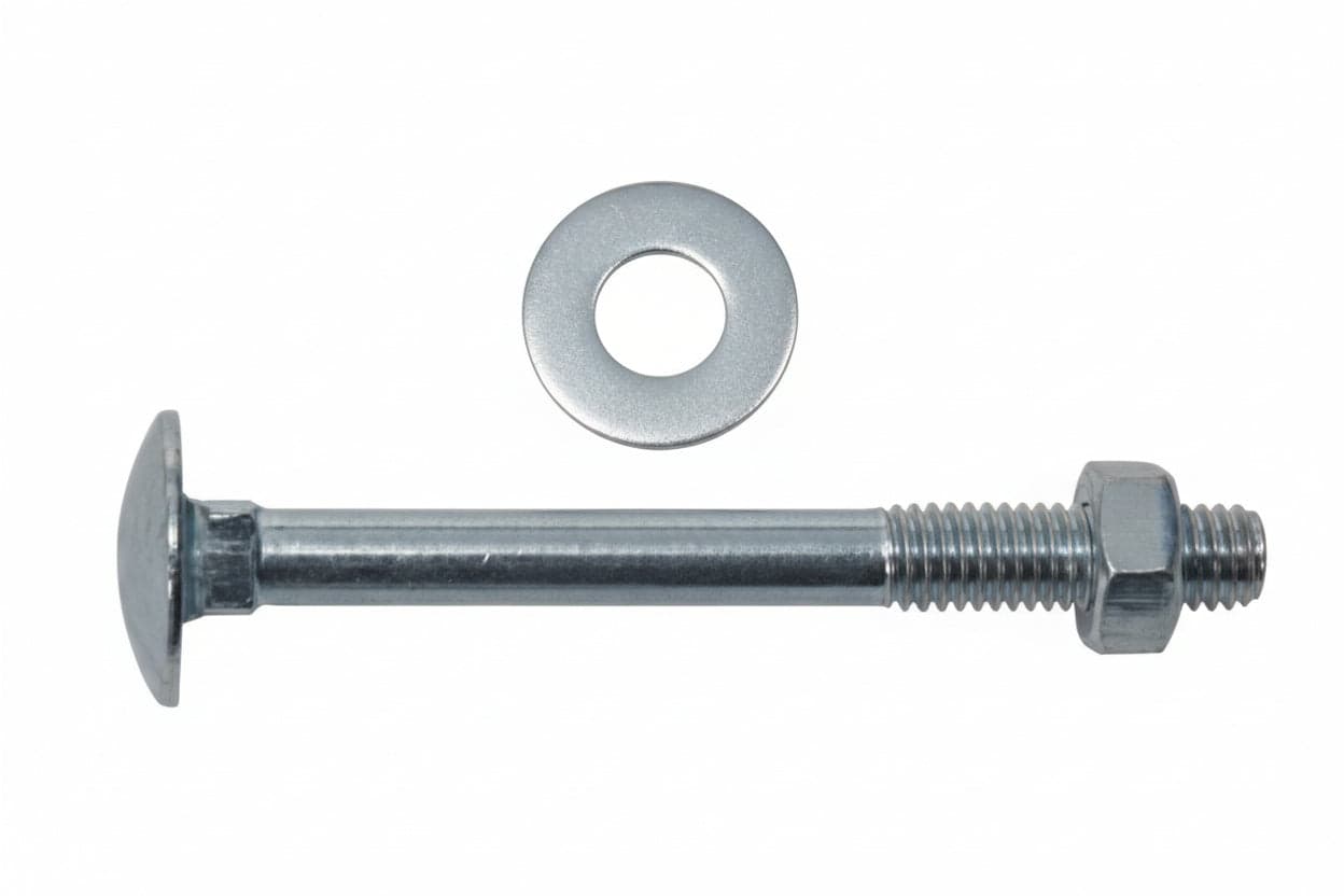 Bullone Acciaio Testa Tonda Con Dado- - Ø Mm.5X40 - 200 Pezzi Ambrovit in Bulloni a testa tonda BricoGo - Marano di Napoli, commercioVirtuoso.it