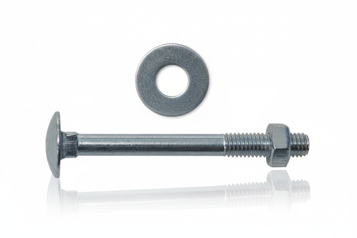 Bullone Acciaio Testa Tonda Con Dado- - Ø Mm.8X35 - 200 Pezzi Ambrovit in Bulloni a testa tonda BricoGo - Marano di Napoli, commercioVirtuoso.it