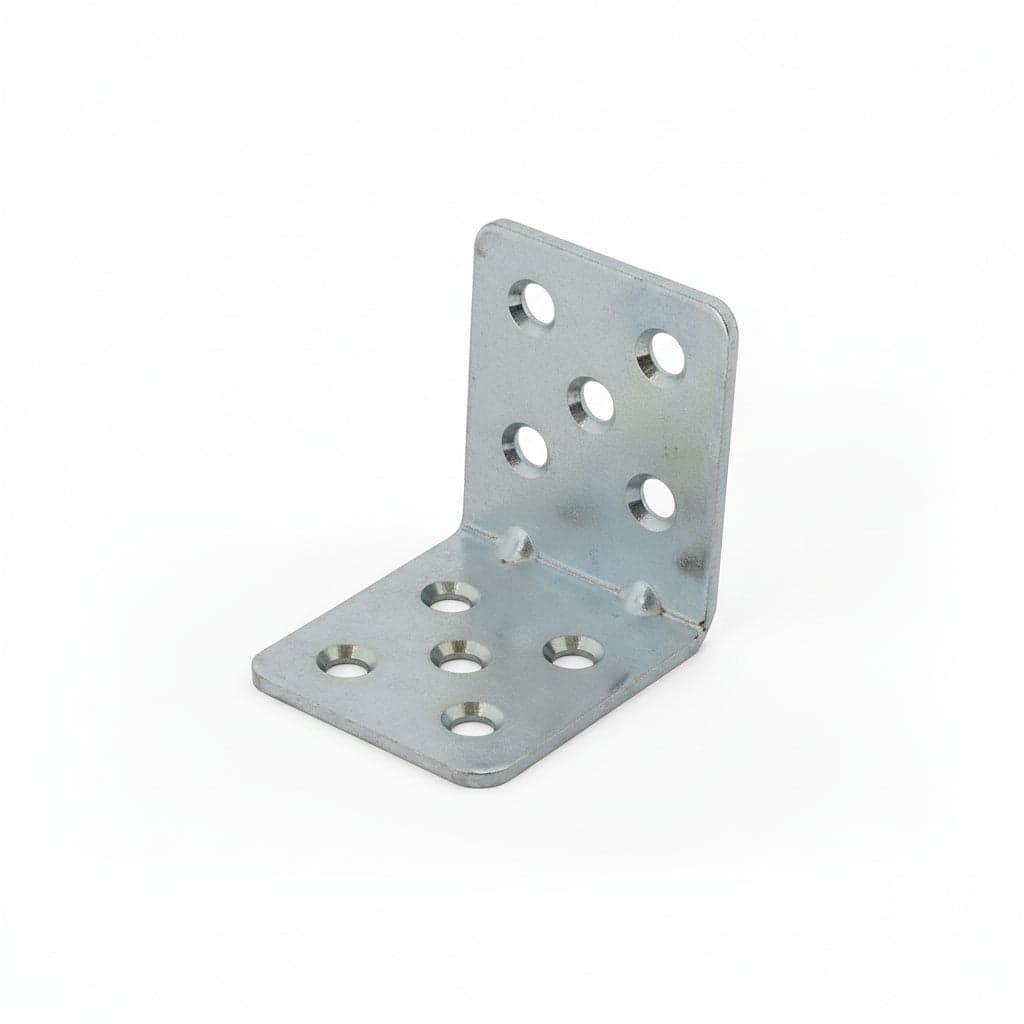 Piastra Di Giunzione Ad Angolo Pesante Larghezza Mm.40- - Mm.45X45X40 - 50 Pezzi in Staffa BricoGo - Marano di Napoli, commercioVirtuoso.it