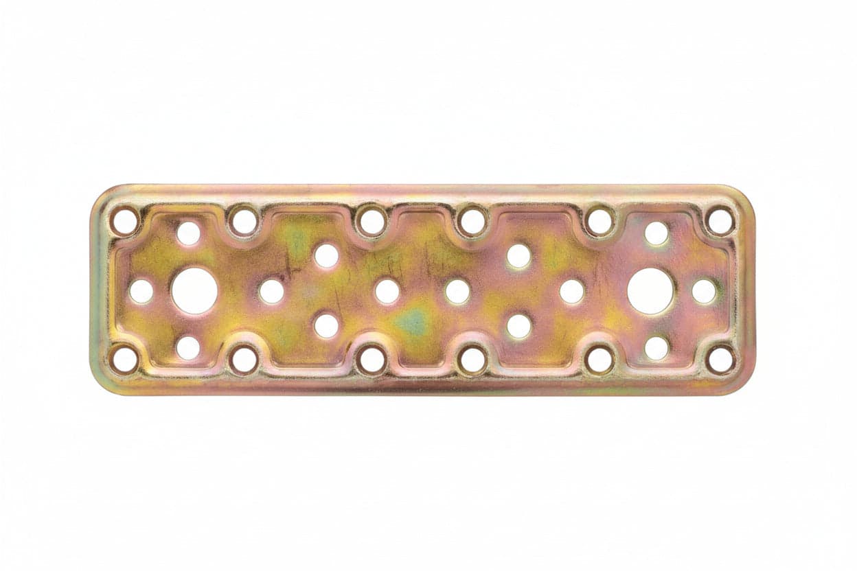 Piastra Di Giunzione Dritta Larghezza Mm.40 Art.745- - Mm.80X40 - Spessore Mm.2,2 - 50 Pezzi Aldeghi in Staffa BricoGo - Marano di Napoli, commercioVirtuoso.it