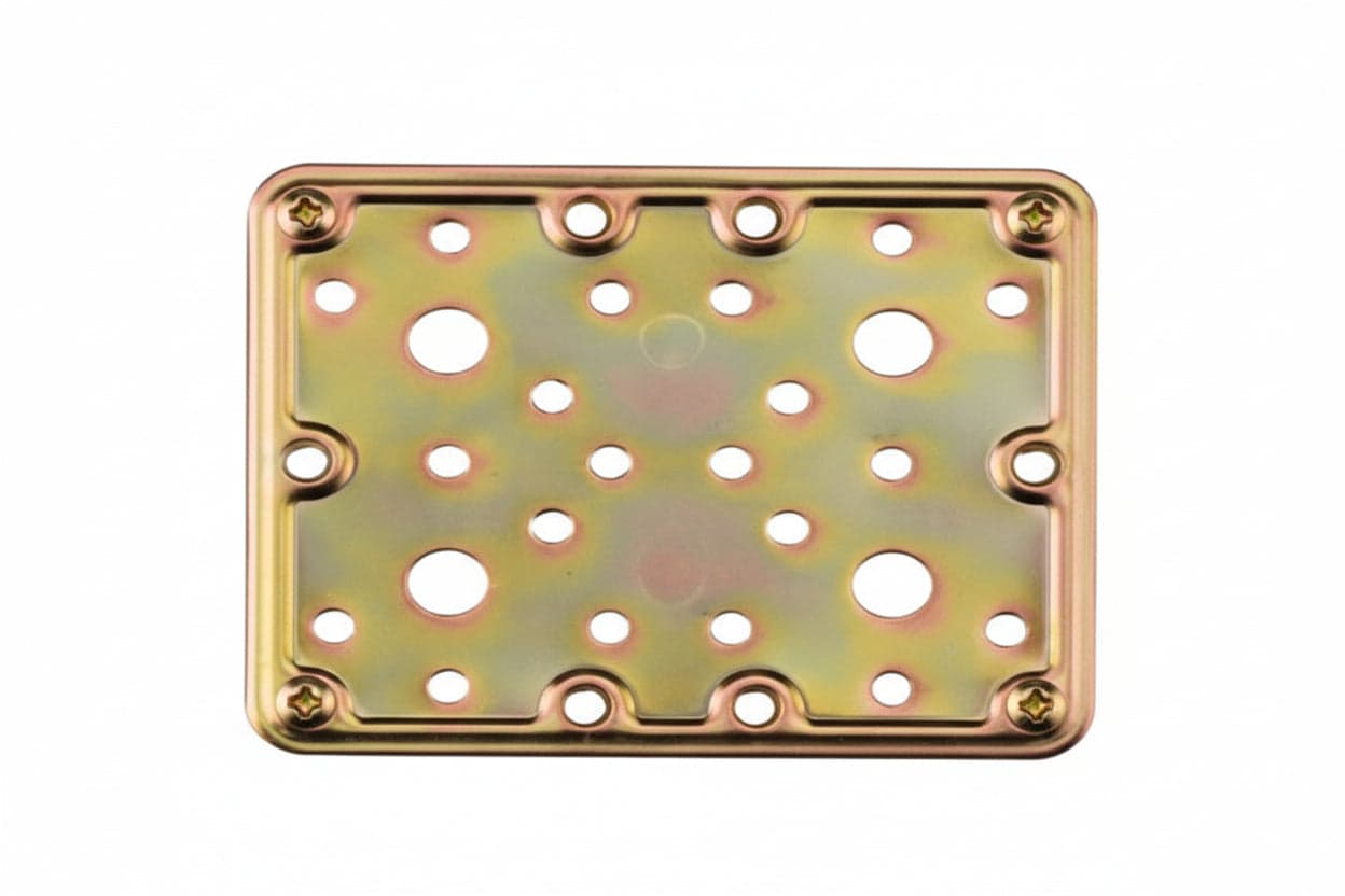Piastra Di Giunzione Pesante Dritta Larghezza Mm.100 Art.776- - Mm. 80X100 - Spessore Mm.2,2 - 25 Pezzi Aldeghi in Staffa BricoGo - Marano di Napoli, commercioVirtuoso.it
