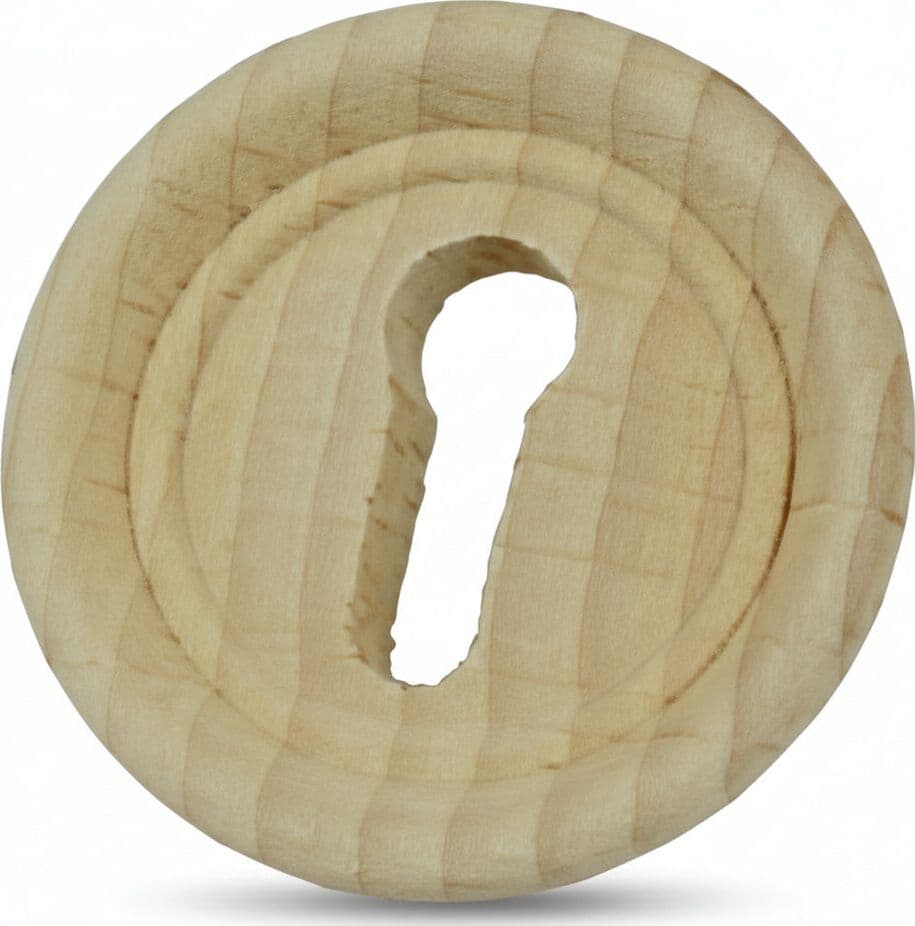 Bocchette Per Mobili Legno Faggio Grezzo Da Incasso- - Ø Mm.34 Con Incasso Ø Mm.27 - 10 Pezzi in Registri griglie e sfiatatoi BricoGo - Marano di Napoli, commercioVirtuoso.it