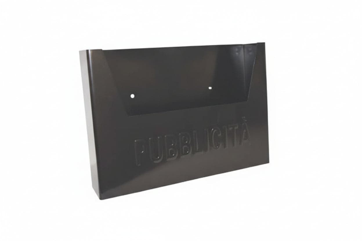 Cassetta Raccogli Pubblicita' In Metallo Cm.34X8X25,5H. Colore Nero Mille in Cassette postali con fissaggio a parete BricoGo - Marano di Napoli, commercioVirtuoso.it