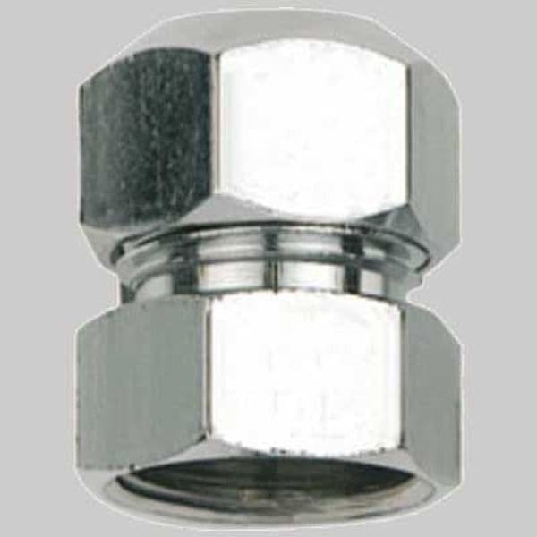 Raccordo Diritto Femmina Ottone Cromato 1/2X3/8 Mm 10 Zagi Rubinetterie in Parti e connettori BricoGo - Marano di Napoli, commercioVirtuoso.it