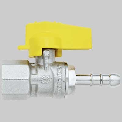 Rubinetto Diritto Gas Femmina Porta Gomma 1/2 X 9 F.I.V. in Valvole a sfera BricoGo - Marano di Napoli, commercioVirtuoso.it