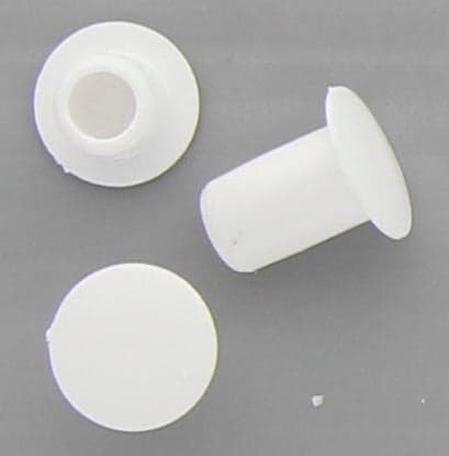 Copriforo Plastica Bianco D 6 Mm*- 1000,0 Pz in Tappi BricoGo - Marano di Napoli, commercioVirtuoso.it