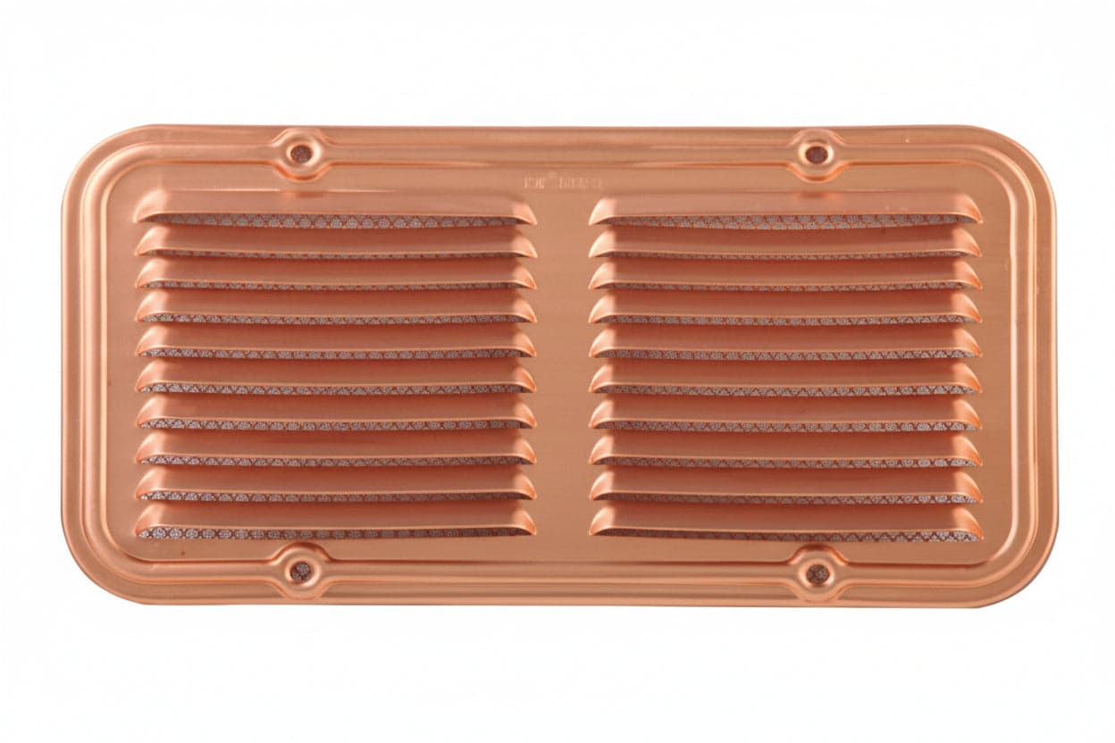 Griglia Aerazione Rame Antinsetti 14X25 Cm- 1,0 Pz in Registri griglie e sfiatatoi BricoGo - Marano di Napoli, commercioVirtuoso.it