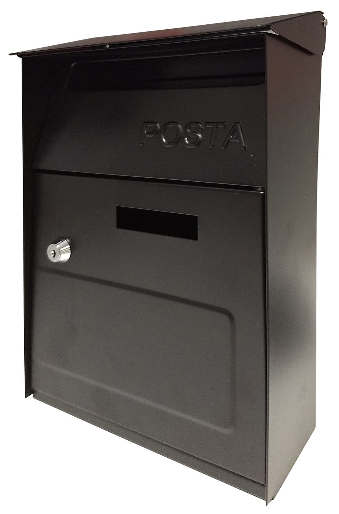 Cassetta Postale Acciaio 21X9X32,5 Cm Esterno Nero- China Jiangsu Sainty- 1,0 Pz in Cassette postali con fissaggio a parete BricoGo - Marano di Napoli, commercioVirtuoso.it