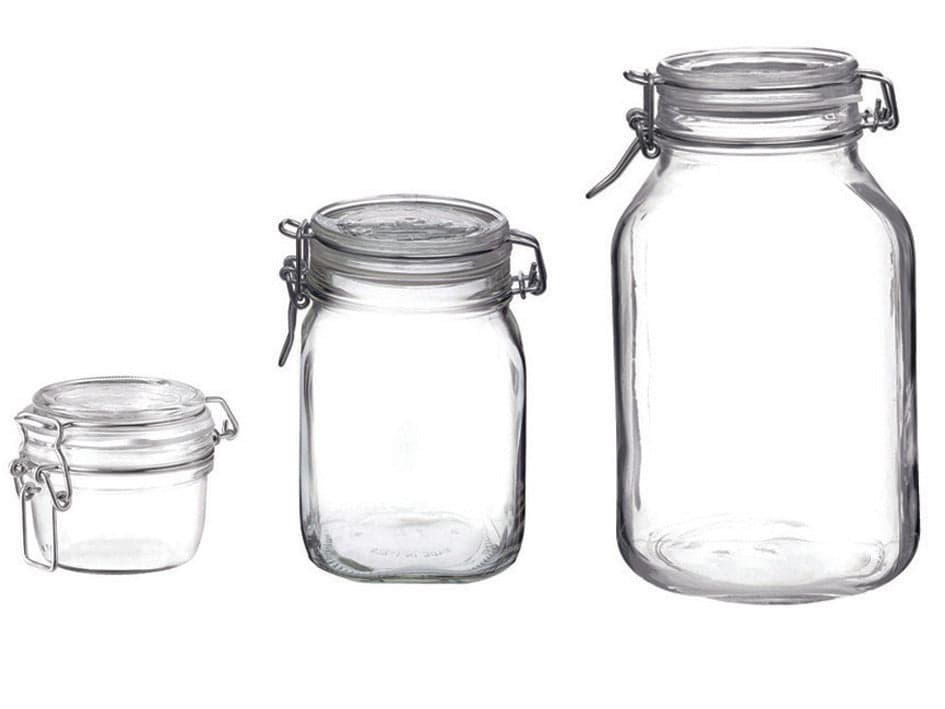 Vaso Vetro Fido Ermetico- - Ø Mm.98 Ml.350 - 6 Pezzi Bormioli in Barattoli BricoGo - Marano di Napoli, commercioVirtuoso.it
