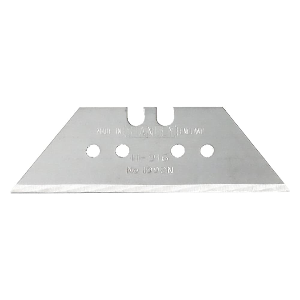 Lama A Trapezio Per Cutter Mm 61 X 33 - Sp. 0,60 Mm C/Fori - 100 Pz - Stanley in Coltelli multiuso BricoGo - Marano di Napoli, commercioVirtuoso.it