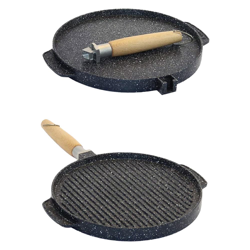 Bistecchiera Modello 'Marchigiana' Ø 32 Cm - Omac in Padelle grill BricoGo - Marano di Napoli, commercioVirtuoso.it