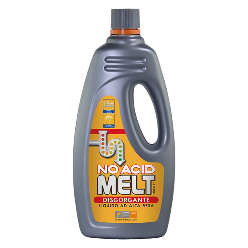 Disgorgante Rapido Concentrato 'Melt No Acid' Ml 1000- 12 Pezzi - Faren in Disgorganti per tubature BricoGo - Marano di Napoli, commercioVirtuoso.it
