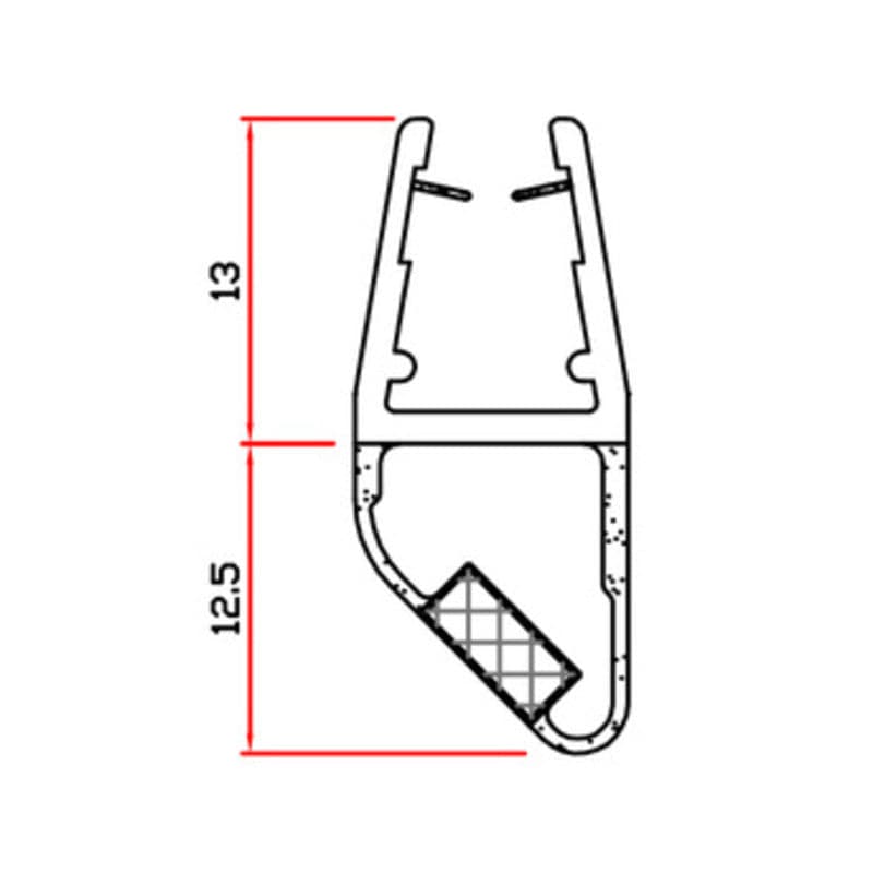 Guarnizione Per Box Doccia 2 M Mod.412 Sns+Nsn- Trafilo- 4,0 Pz in Paraspifferi e guarnizioni BricoGo - Marano di Napoli, commercioVirtuoso.it
