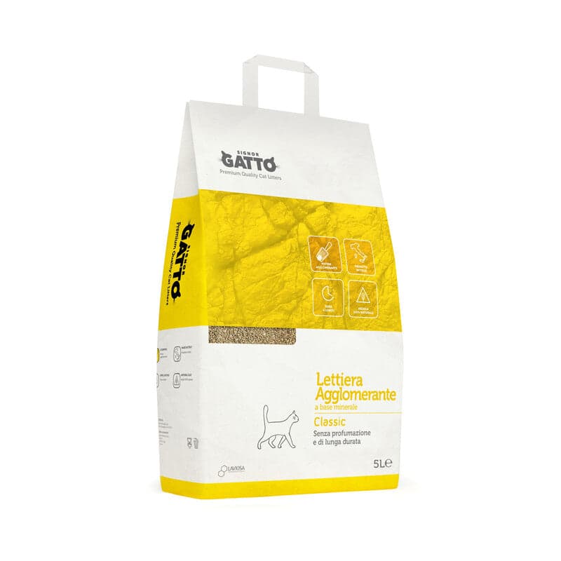 Lettiera Signor Gatto Classic 5 L- 4,0 Pz in Sabbia e lettiere BricoGo - Marano di Napoli, commercioVirtuoso.it