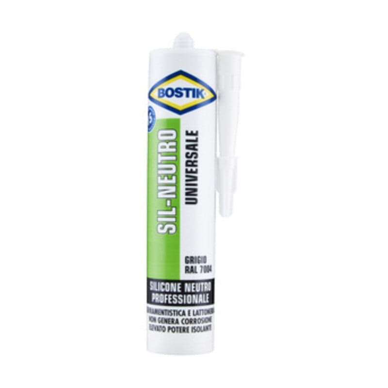 Bostik Sil-Neutro Universale 300 Ml Grigio- 12,0 Pz in Silicone BricoGo - Marano di Napoli, commercioVirtuoso.it