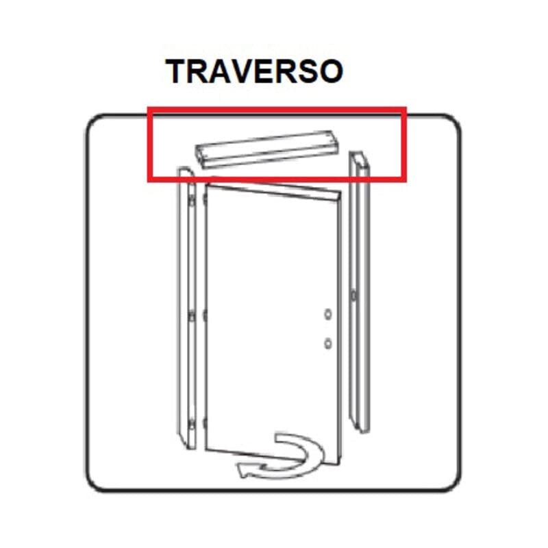 R Traverso Battente Porta Microtec Rov Gri 210X80- 1,0 Pz in BricoGo - Marano di Napoli, commercioVirtuoso.it