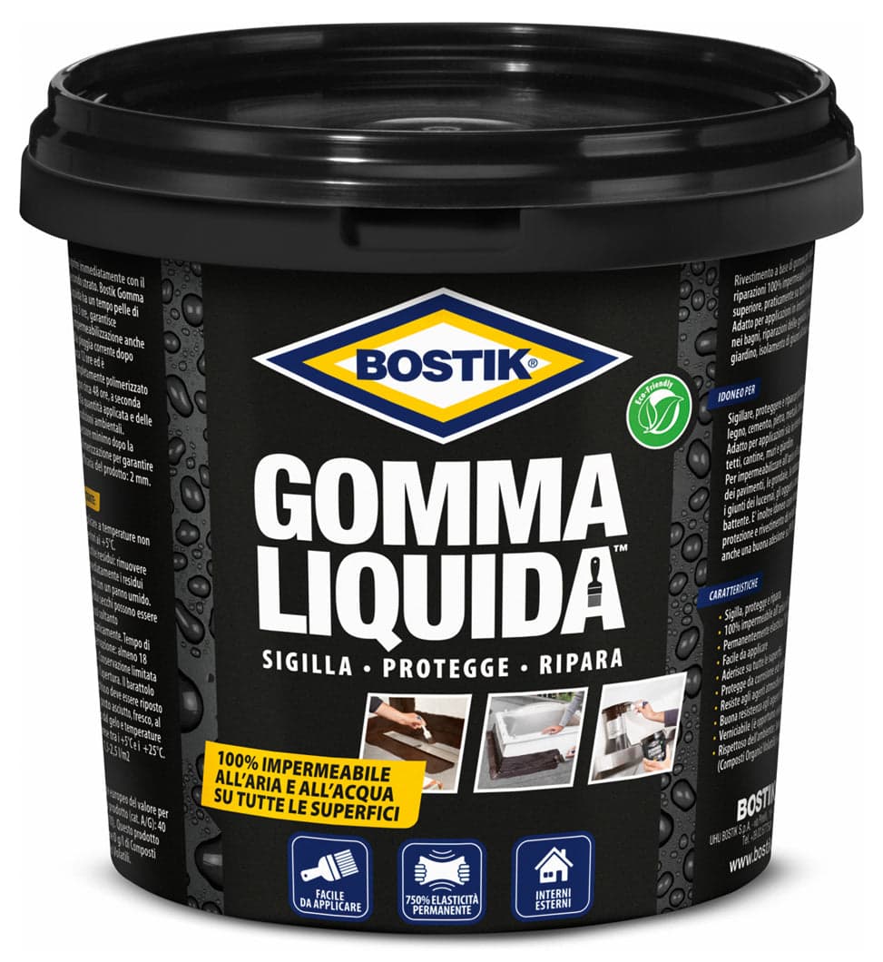 Bostik Gomma Liquida 0,750 L- 6,0 Pz in Impermeabili BricoGo - Marano di Napoli, commercioVirtuoso.it