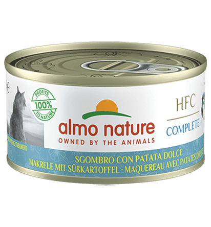 Almo Nature Scatoletta HFC Complete gusto Sgombro e Patata Dolce per Gatti Adulti 70gr in Secco 101 Market - Poggibonsi, commercioVirtuoso.it