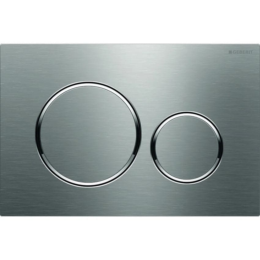 Placca Di Copertura 2 Tasti Sigma 20 Geberit Spazzolato Bordi Tasti Lucido in Placche per interruttori BricoGo - Marano di Napoli, commercioVirtuoso.it