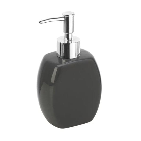 Dispenser Sapone In Ceramica Grigio 360 Ml Linea Parigi Feridras in Dosatori per sapone liquido BricoGo - Marano di Napoli, commercioVirtuoso.it