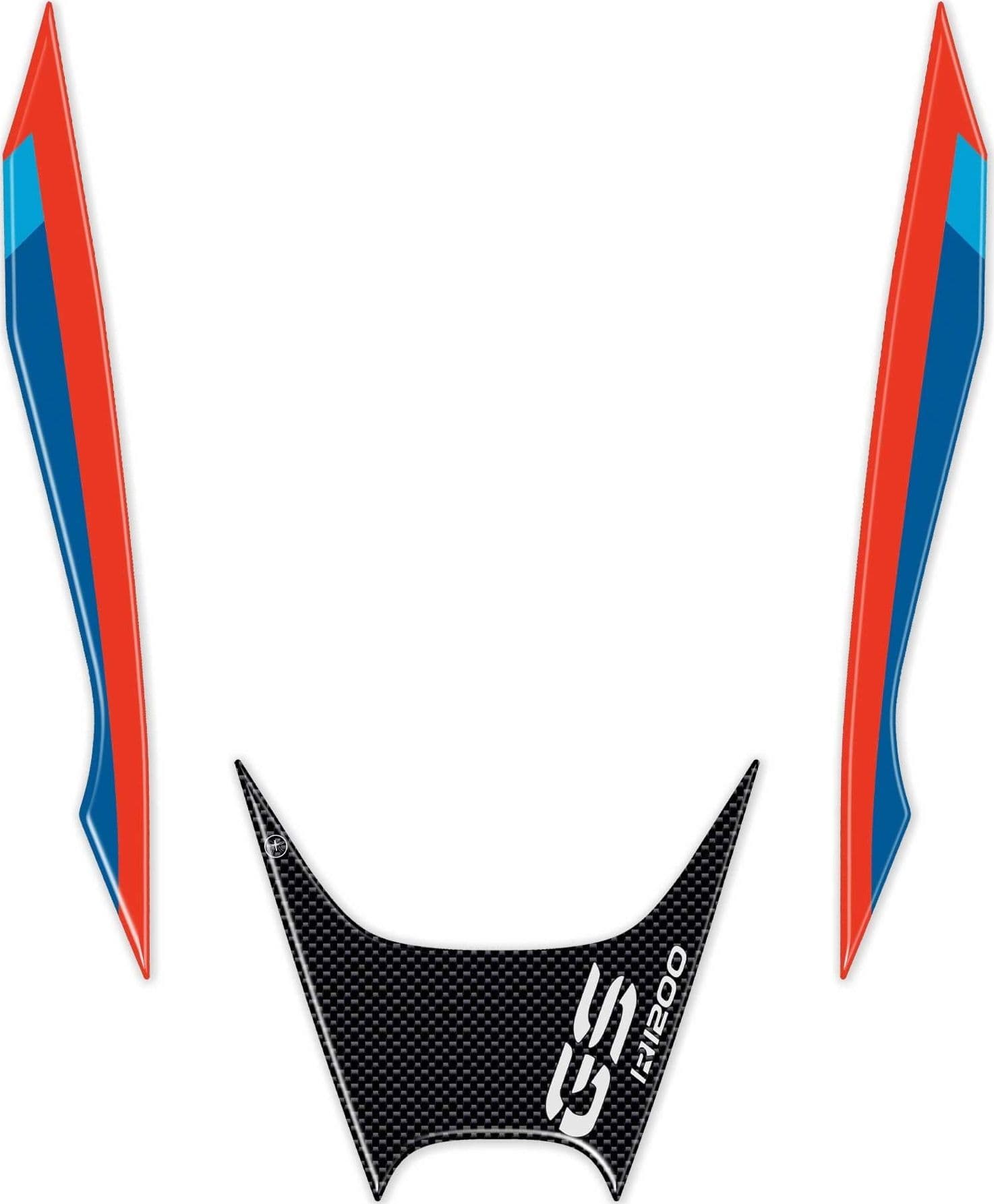 KIT ADESIVI GEL 3D PROTEZIONE FRONTALE compatibile MOTO BMW GS R1200 2017-2019 in Decalcomanie adesivi e magneti LabelBike - Bibbiano, commercioVirtuoso.it