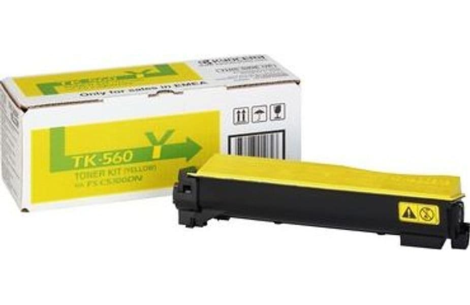 KYOCERA TK-560Y Toner Giallo per FS-C5300/5350DN, P6030cdn durata 10.000 pagine in formato A4 (ISO/E in Innovamy.it - Milano, commercioVirtuoso.it