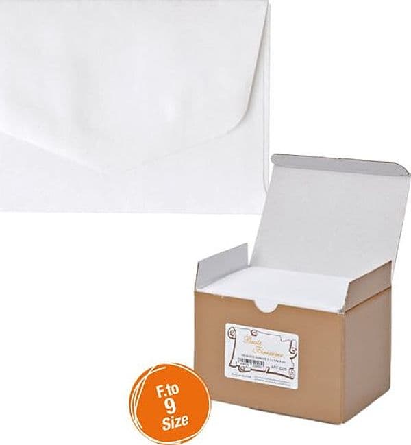 Scatola 100 Buste Bianche F.To 9 90X140Mm Bristol Sadoch in Buste per biglietti di auguri e di invito Il Centro - Jesi, commercioVirtuoso.it