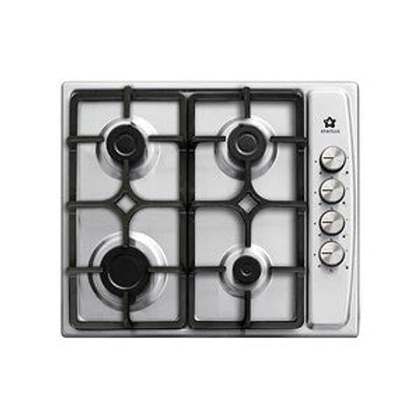 Piano Cottura Inox Staylux Gas 60Cm Griglia Ghisa- 1,0 Pz in Bruciatori da cucina BricoGo - Marano di Napoli, commercioVirtuoso.it