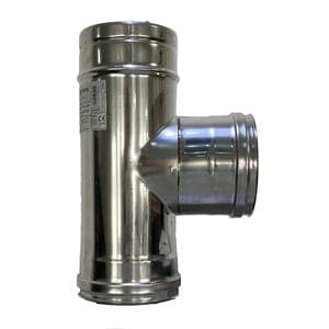 C Raccordo A T Inox Dop Parete D 25/30 Cm- 1,0 Pz in Tubi di scarico BricoGo - Marano di Napoli, commercioVirtuoso.it