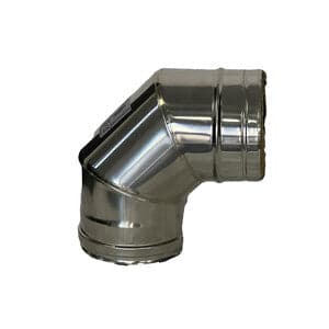 C Curva Inox Doppia Parete 90 D 8/13 Cm- 1,0 Pz in Impianti di scarico BricoGo - Marano di Napoli, commercioVirtuoso.it