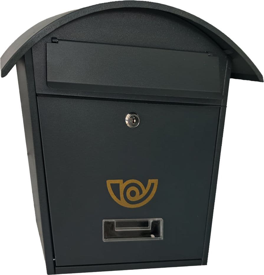 Cassetta Postale 'Lobelia' Cm 36X13X H 37 - Grigio Acciaio - Kasart in Cassette postali con fissaggio a parete BricoGo - Marano di Napoli, commercioVirtuoso.it