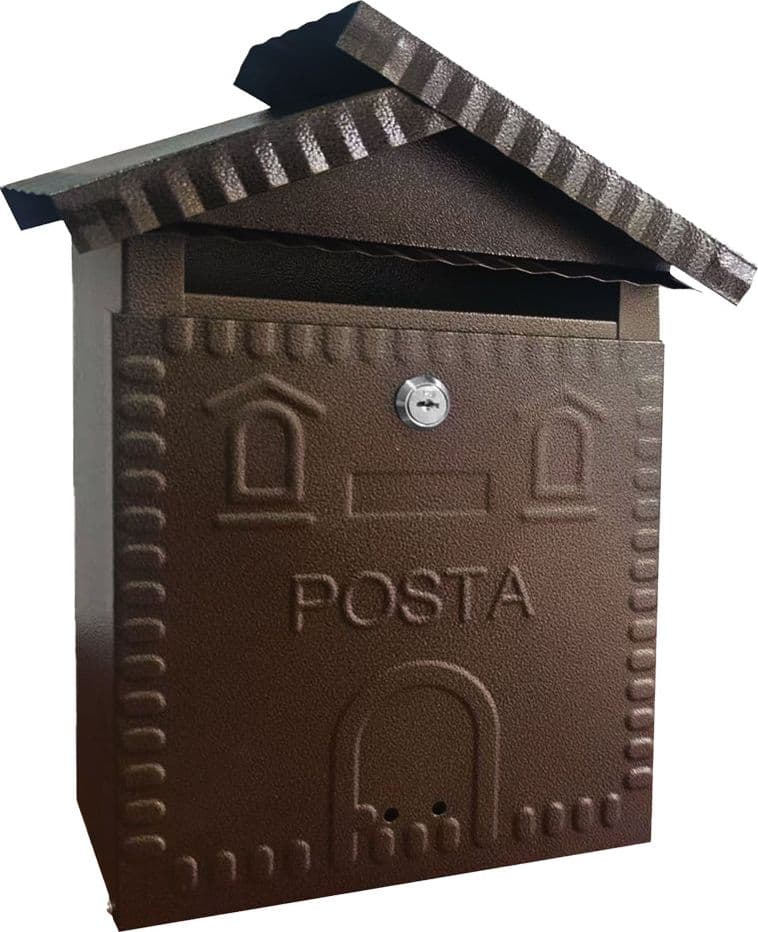 Cassetta Postale 'Narciso' Cm 26X10X H 32 - Rame Antico - Kasart in Cassette postali con fissaggio a parete BricoGo - Marano di Napoli, commercioVirtuoso.it