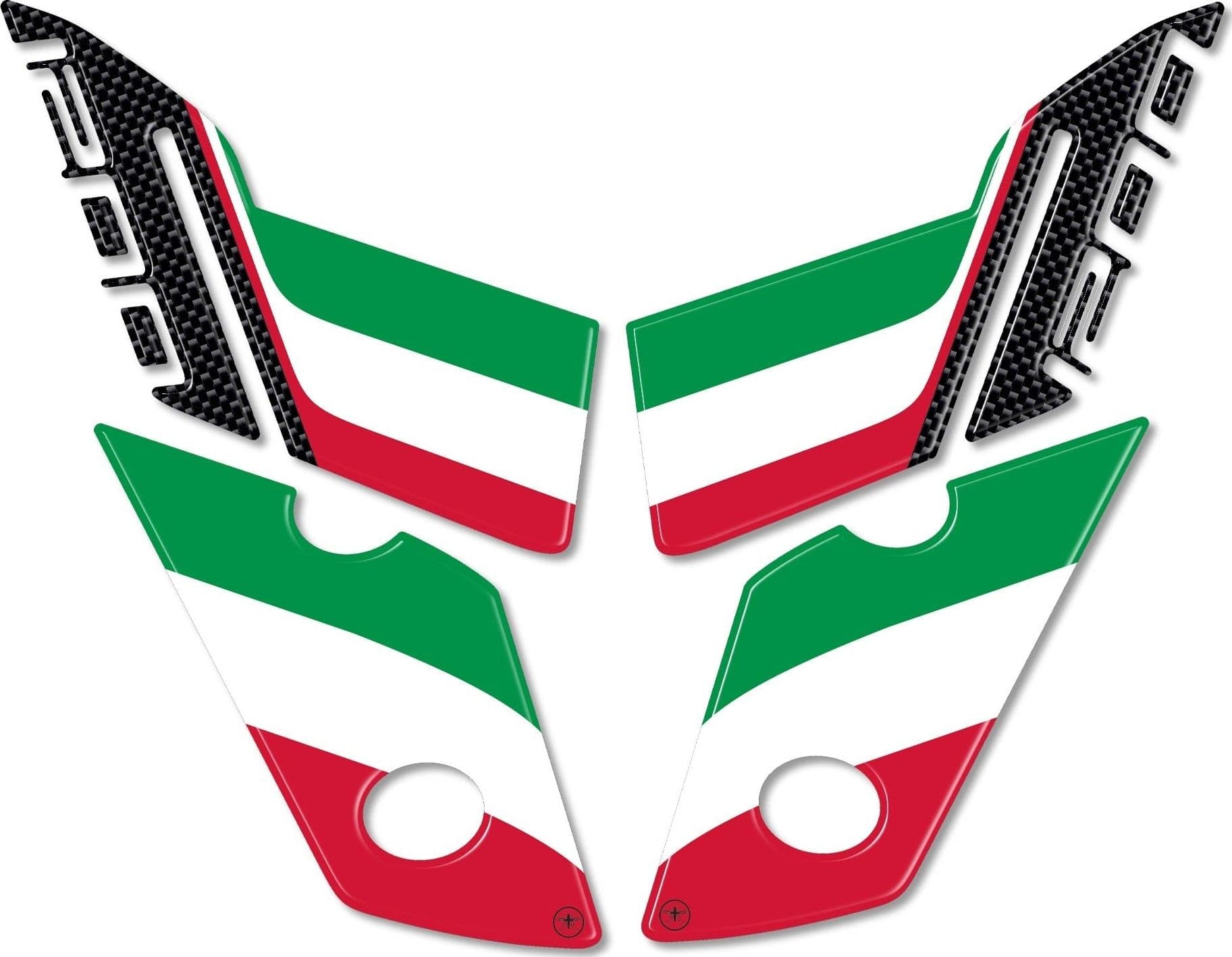 Kit Adesivi Gel 3D Protezioni Italia per Moto Ducati Multistrada 1200 dal 2015 in Decalcomanie adesivi e magneti LabelBike - Bibbiano, commercioVirtuoso.it
