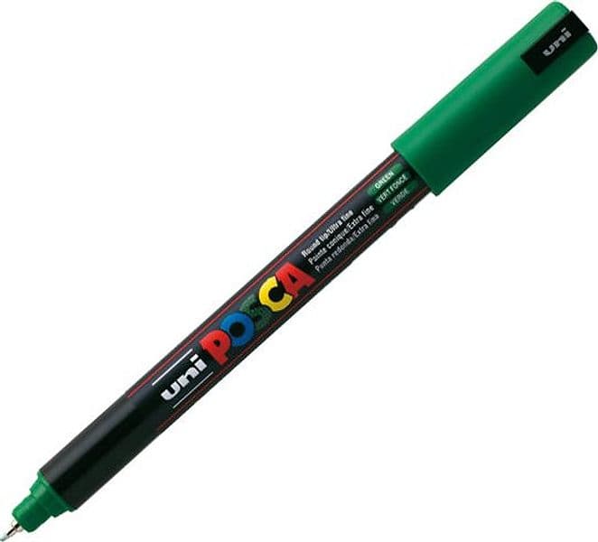 Marcatore Uni Posca Pen Pc1M P.Extra Fine 0,7Mm Verde Uni Mitsubishi in Pennarelli per disegno Il Centro - Jesi, commercioVirtuoso.it
