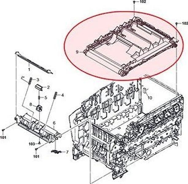 Kyocera Transfer BELT ORIGINALE TR-580 302K893102/302K893101/302K893100 in Innovamy.it - Milano, commercioVirtuoso.it