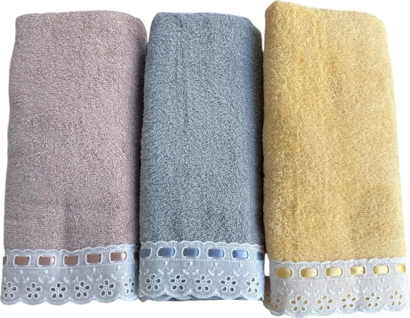 Set Asciugamani 3+3 Alexander Tuscany Home Colors Spugna di Cotone in Set di asciugamani The King Luxury - San Marcellino, commercioVirtuoso.it