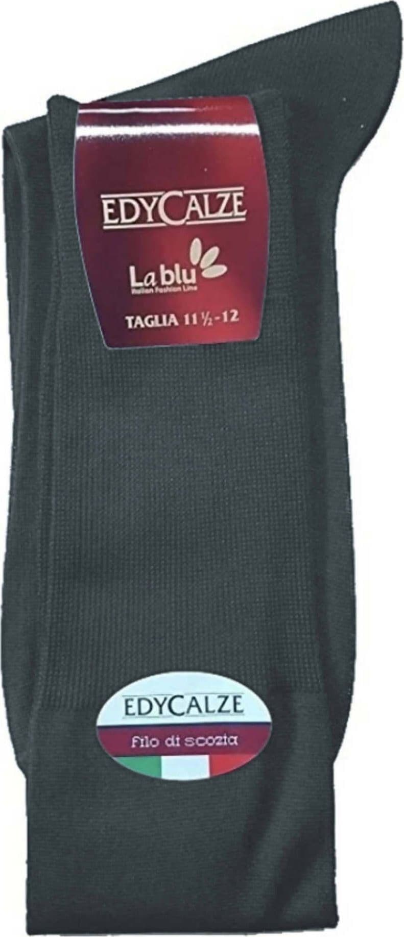 6x Calze Lunghe Uomo Tinta Unita Calza Lunga Edy Calze 100% Cotone Filo Di Scozia Art.50 Rasato in Calzettoni ADAMO INTIMO e CASA - Bagheria, commercioVirtuoso.it