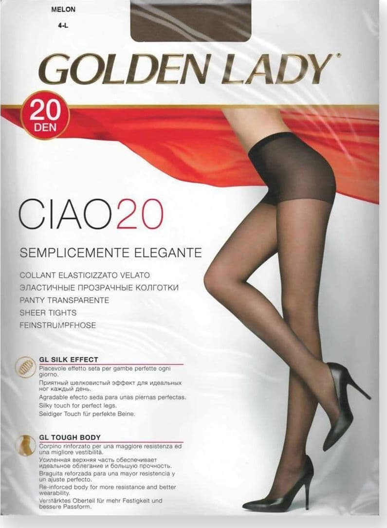 6x Collant Donna Golden Lady Calze Da Donna 20 Dan Ciao 20 Taglia Xl Art. 740 Fi 001 Moda/Donna/Abbigliamento/Calze e collant/Collant e calzamaglie L’Orchidea - Siderno, Commerciovirtuoso.it