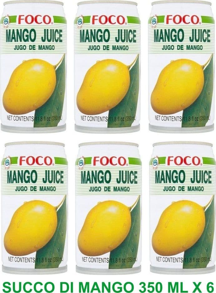 FOCO MANGO JUICE DRINK 350ML Product of Thailand. in Succhi di frutta Agbon - Martinsicuro, commercioVirtuoso.it
