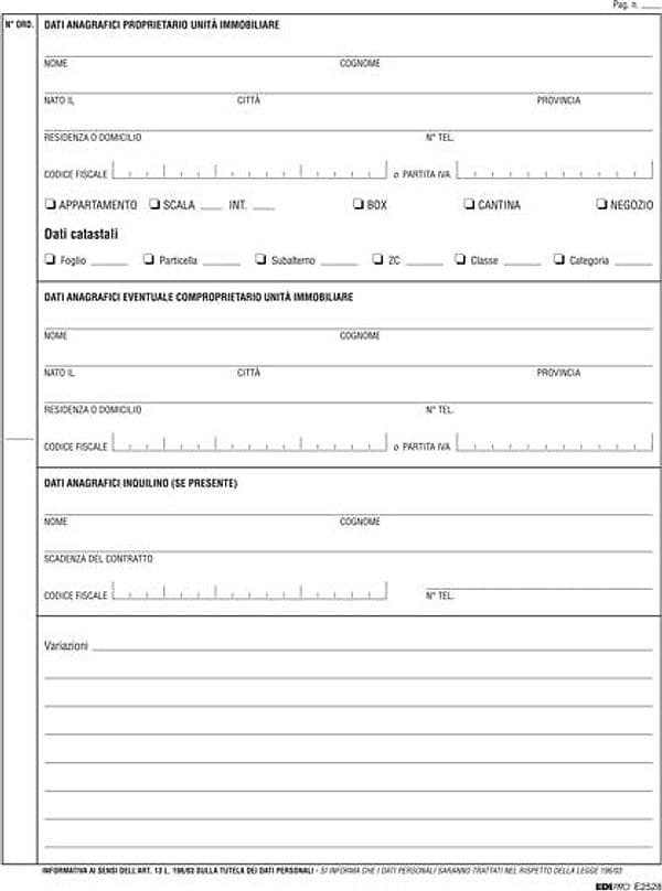 Registro Anagrafica Condominiale 297X210Mm 48Pag E2528 in Libri e registri contabili Il Centro - Jesi, commercioVirtuoso.it