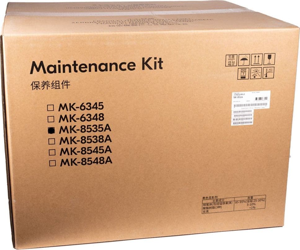 KYOCERA MK-8535A kit Manutenzione da 600.000 pag. Contiene:BK Drum e Dv,Fuser,Belt in Innovamy.it - Milano, commercioVirtuoso.it